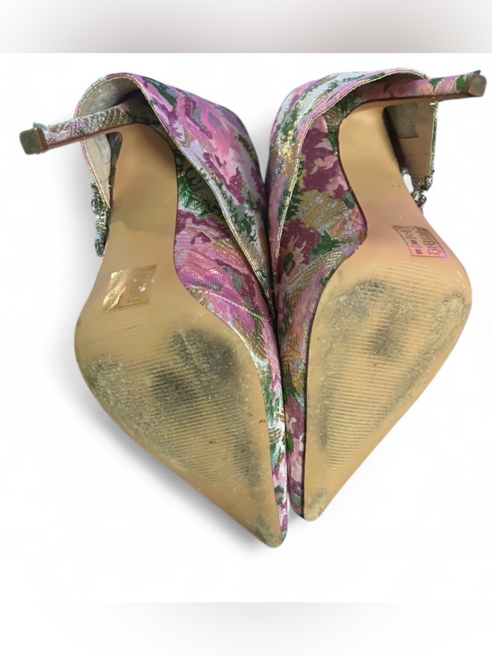 AZALEA WANG TILLEY MULTI FLOWER PRINT FOLD OVER BOOTIE- 8.5 - Picture 6 of 6